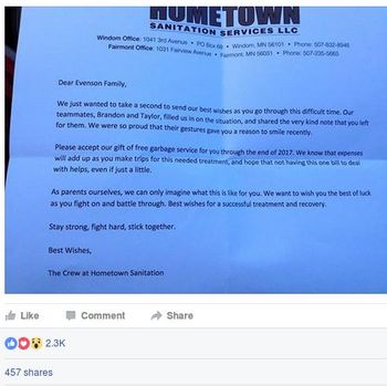 Kisah Anak Pasien Kanker dan 'Hadiah' Berharga dari Tukang Sampah