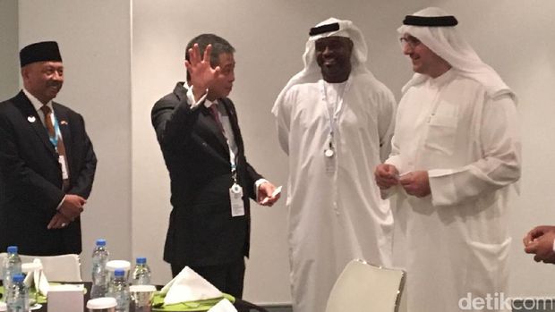 Menteri ESDM Ignasius Jonan bertemu CEO Masdar City