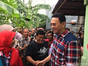 Ahok Tinjau RPTRA Pondok Bambu yang Justru Menyebabkan Banjir