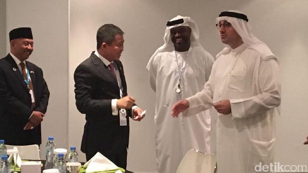 Menteri ESDM Ignasius Jonan bertemu CEO Masdar City