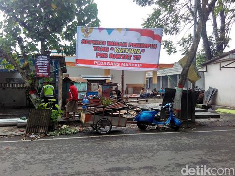 Pedagang tolak penggusuran tanpa relokasi
