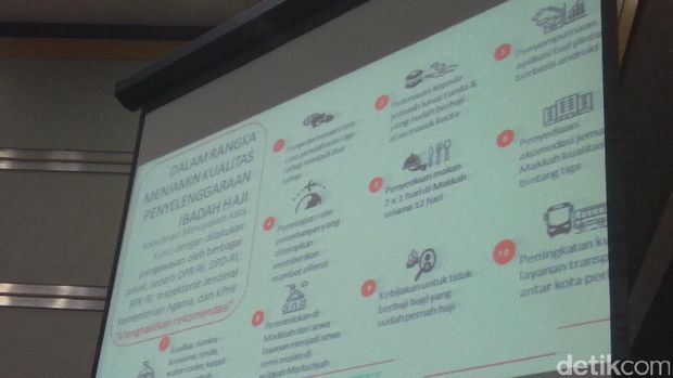 Menag dan Menkes rapat evaluasi haji 2016 di Komisi VIII DPR / 