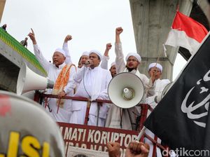 Habib Rizieq Pimpin Demo di Mabes Polri