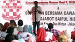 Djarot Kampanye di Kelapa Dua Wetan