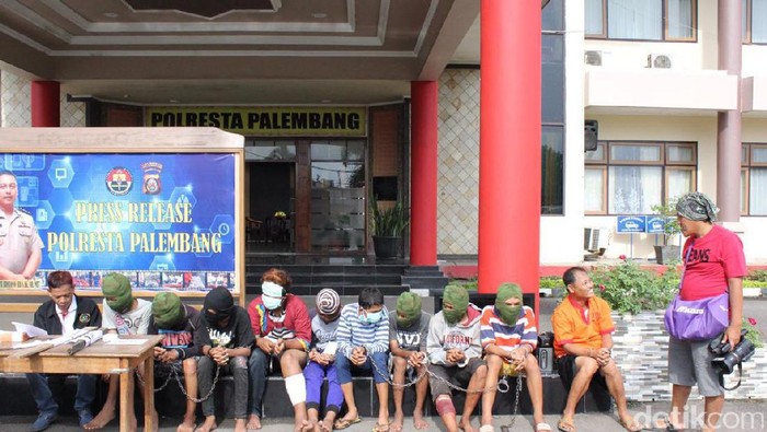 Polisi Tangkap 9 Begal di Palembang, Statusnya Masih Anak-anak