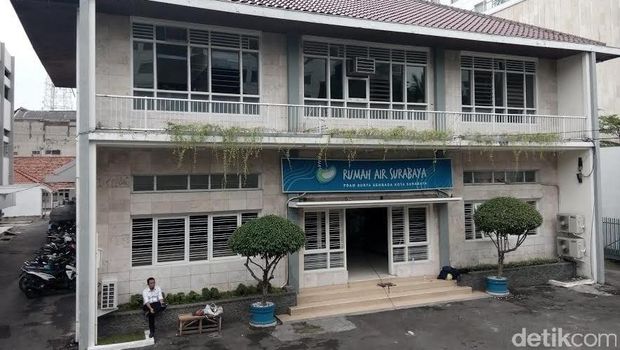 Agar Cantik, Pagar Museum Rumah Air Surabaya Dibongkar