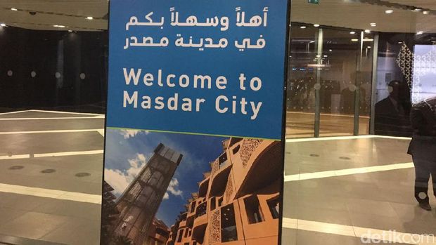 Masdar City di Abu Dhabi.