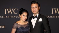 Titi dan Christian saat menghadiri acara Gala Dinner dari brand jam tangan mewah yang di hadiri para seleb dunia di Jenewa, Swiss pada Selasa (17/1/2017) waktu setempat. Chris Jackson/Getty Images for IWC/detikFoto.