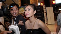 Masayu saat ditemui di gala premiere Security Ugal-ugalan di Grand Indonesia, Jakarta Pusat pada Selasa (17/1/2017) malam. Hanif Hawari/detikHOT