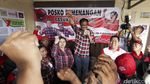Diguyur Hujan, Djarot Sapa Warga Jakbar