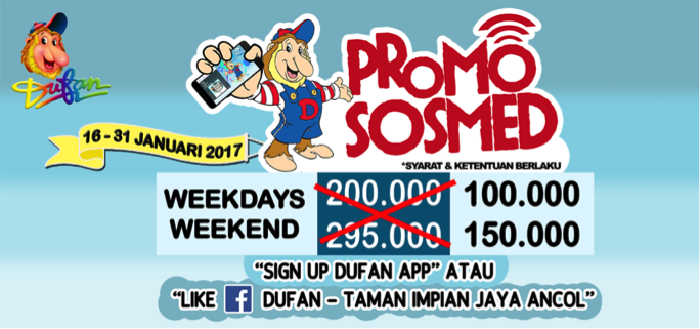 Dapatkan Harga Spesial Liburan ke Dufan dari Promo Sosmed