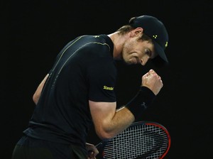 Murray Menang Tiga Set Langsung atas Petenis Muda Rusia