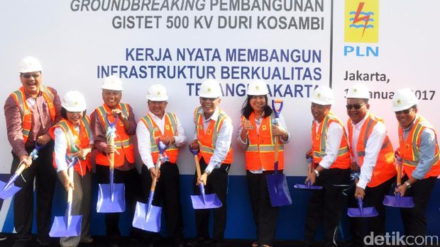 Groundbreaking GISTET Duri Kosambi 500 kV