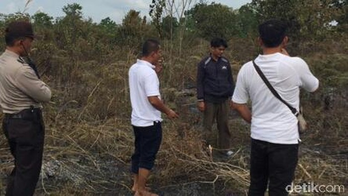 Buang Rokok Sembarangan, Robby Diduga Bakar Lahan 3 Ribu Meter