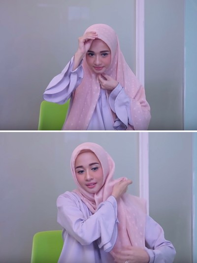 Tutorial Hijab Laudya Chintya Bella Terbaru