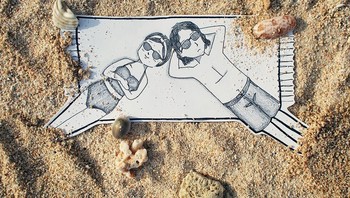 Felicia dan Andre berharap, proyek @doodledeux mereka bisa menginspirasi dan membuat tersenyum banyak orang. Foto: Instagram @doodledeux/Teks: Rachmatunnisa