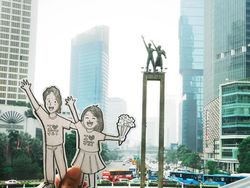 @doodledeux: Petualangan Romantis Si Abang dan Neng yang Mendunia