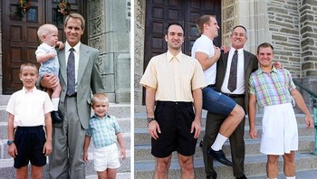 Berpose bersama ayah seperti di masa lalu. Foto: Istimewa