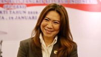 Bahkan, atlet bulutangkis senior Susi Susanti juga terlihat hadir di acara tersebut. Dok, Humas PBSI.