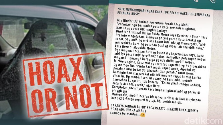 Isu Kaca Mobil Tak Ditutup Rapat Tak Pecah Bila Dilempar Busi Isu Kaca Mobil Tak Ditutup Rapat Tak Pecah Bila Dilempar Busi