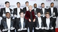 Dominasi Ellen DeGeneres dengan 20 piala di ajang People Choice Awards 2017. Kevork Djansezian/Getty Images/detikFoto.
