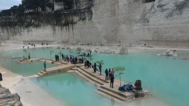Bekas tambang yang ajdi tempat wisata di Madura