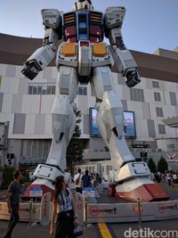  Robot Gundam jadi favorit wisatawan (Alif Gunawan/ detikTravel)