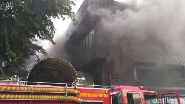 Begini Penampakan Kebakaran di Pasar Senen 