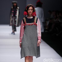 Happa by Mel Ahyar X Andien mengangkat tema Ono Niha di Jakarta Fashion Week 2017. Senayan City. Jakarta. [Foto: Mohammad Abduh/Wolipop]