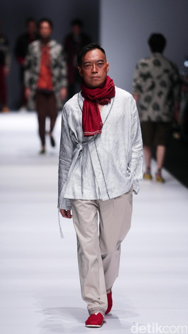 Happa by Mel Ahyar X Andien mengangkat tema Ono Niha di Jakarta Fashion Week 2017. Senayan City. Jakarta. [Foto: Mohammad Abduh/Wolipop]