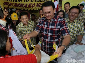 Ahok: Pasar Rakyat Golkar Tangkal Stigma Adanya Mahar ke Partai
