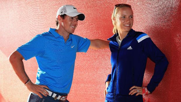 Wozniacki bersama McIlroy