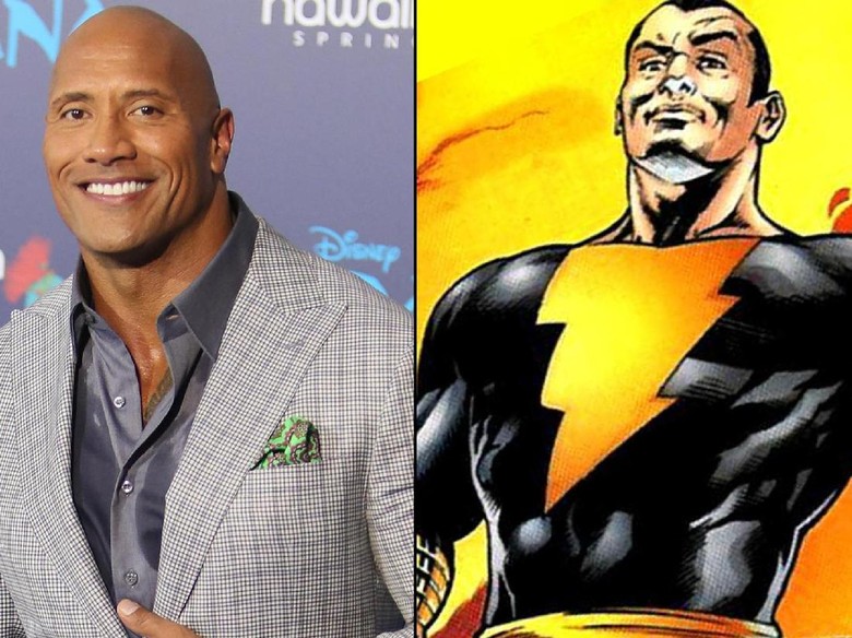 Dwayne Johnson jadi Black Adam. Foto: David Livingston/Getty Images, DC Comics Dwayne Johnson jadi Black Adam. Foto: David Livingston/Getty Images, DC Comics