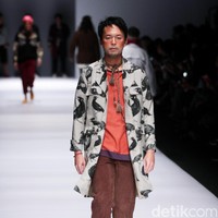 Happa by Mel Ahyar X Andien mengangkat tema Ono Niha di Jakarta Fashion Week 2017. Senayan City. Jakarta. [Foto: Mohammad Abduh/Wolipop]