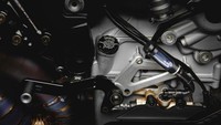 Motor ini juga menggunakan beberapa komponen dari Valter Moto Component. Dragster 800 Blackout dibekali knalpot SC Project.