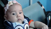 Sera mewakili kedua orangtua nya yang berwajah bule. Hanif Hawari/detikHOT