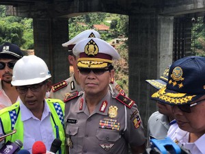 Polisi Ingin Perbaikan Jembatan Cisomang Rampung Sebelum Mudik