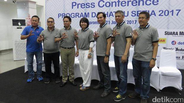 Manajemen Daihatsu dalam jumpa pers di Gorontalo