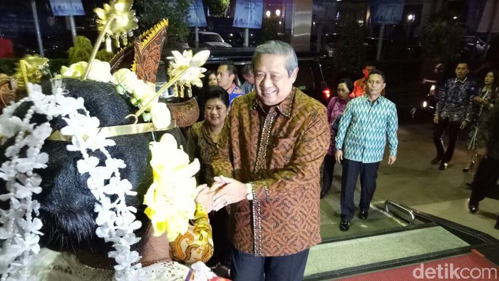 SBY dan Keluarga Hadiri Perayaan Natal Demokrat