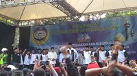 Agus menghadiri Maulid Nabi Forkabi, Minggu (22/1).