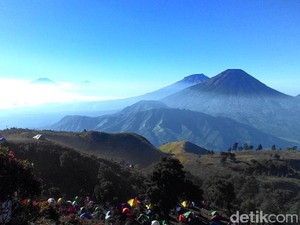 Gunung Prau-Bismo Dibuka Lagi, Pendaki Luar Wonosobo Wajib Tes Corona