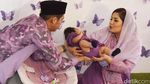 Gelar Aqiqah Anak, Nindy Serba Ungu