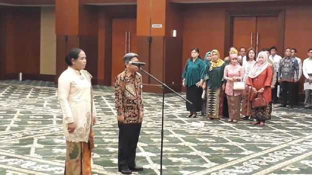 Pelantikan Inspektur Jendral (Irjen) dan Kepala Badan Pendidikan dan Pelatihan Keuangan