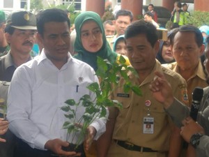 Mentan Optimistis Mampu Wujudkan Lumbung Pangan di Perbatasan
