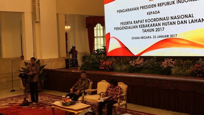 Jokowi Berharap Kebakaran Hutan dan Lahan di 2017 Menurun Drastis