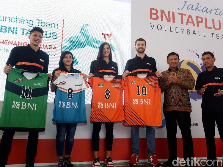 Jakarta BNI Taplus Turunkan Tim Putra dan Putri di Proliga 2017