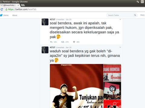Saat Kasus Bendera Ditulisi Bacaan Arab Buat Iwan Fals Khawatir