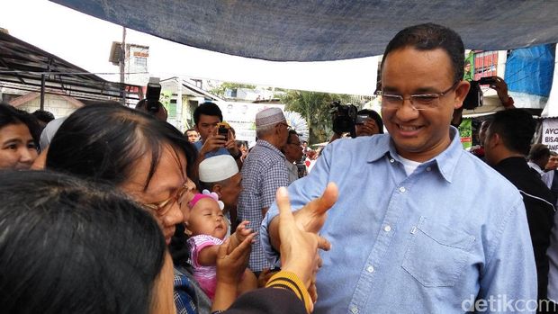 Anies blusukan di Ancol