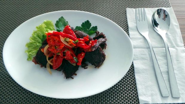 Dendeng Pesonna yang jadi andalan hotel ini (Wahyu/detikTravel)