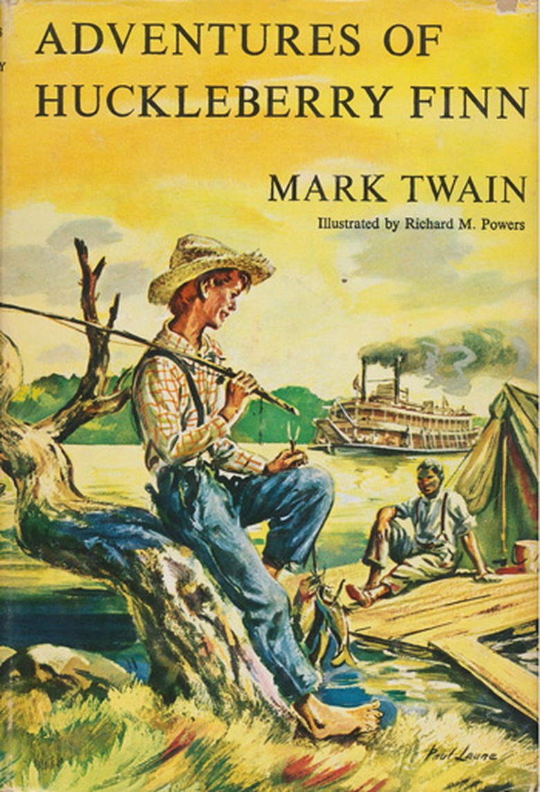 the urge to call the author in the novel the adventures of huckleberry finn by mark twain Mark twain's classic novel, the adventures of huckleberry finn, tells the story of a teenage misfit who finds himself floating on a raft down the mississippi river with a see alln escaping slave, jim. the urge to call the author in the novel the adventures of huckleberry finn by mark twain Mark twain's classic novel, the adventures of huckleberry finn, tells the story of a teenage misfit who finds himself floating on a raft down the mississippi river with a see alln escaping slave, jim.
